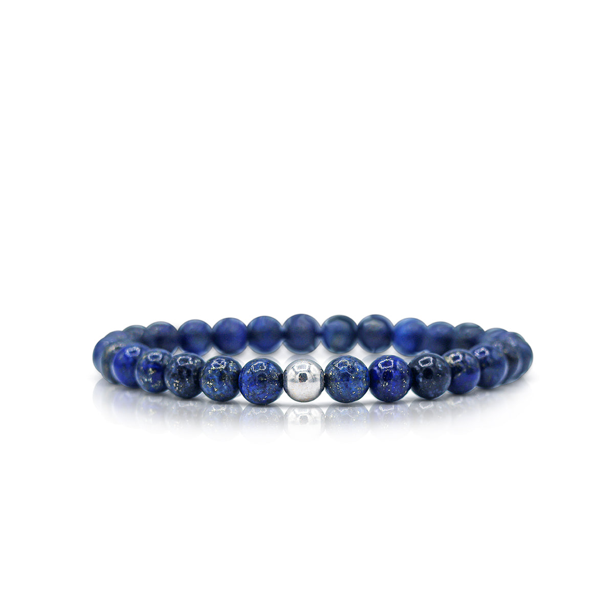 handmade beaded bracelets; lapis lazuli; lapis