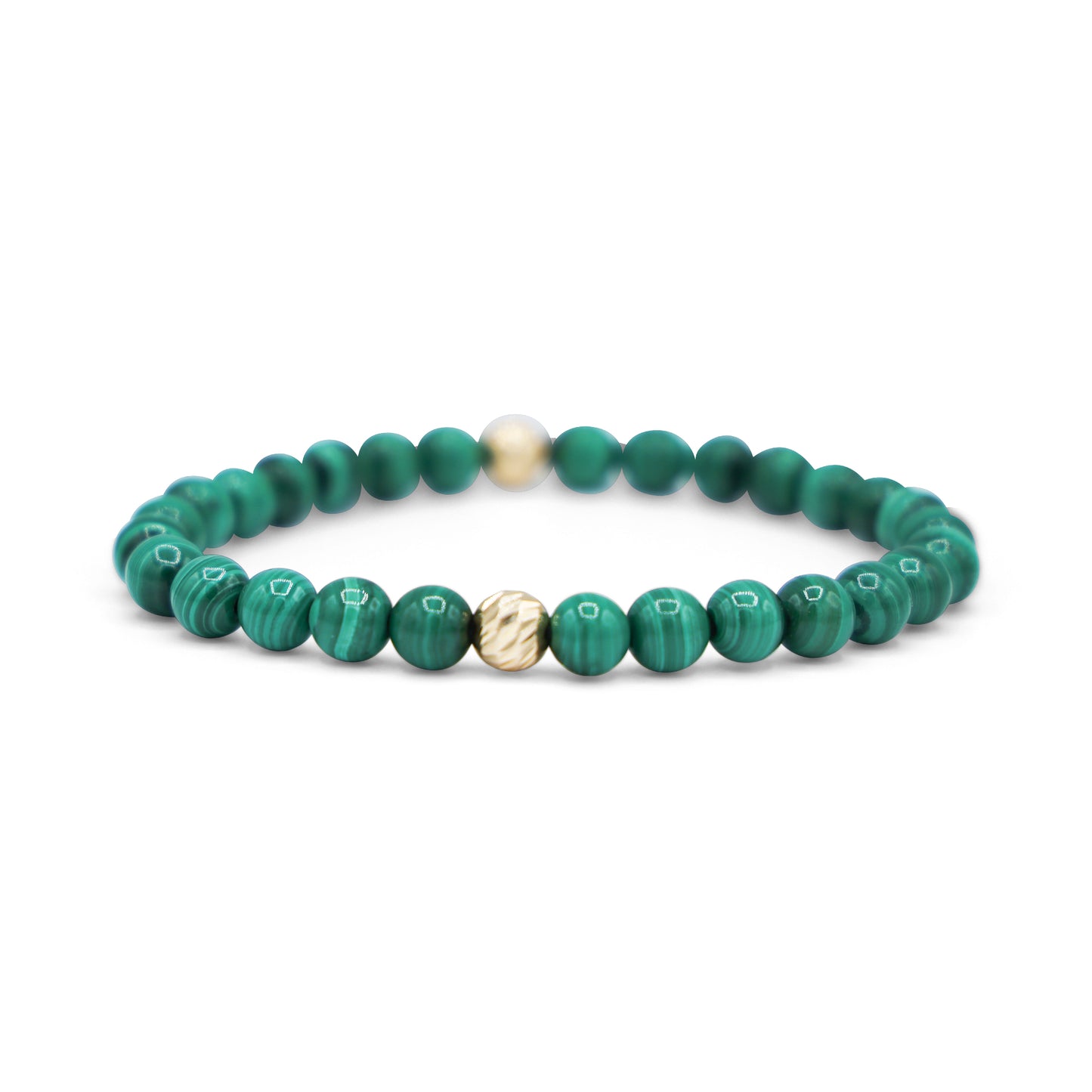 Malachite and 18K Yellow Gold