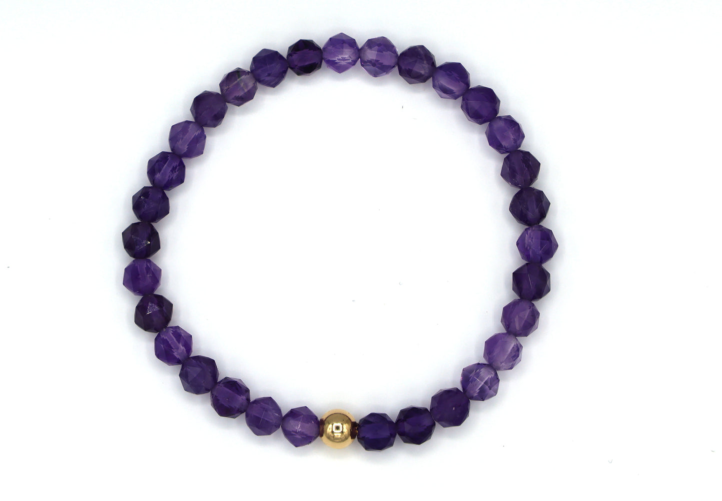 Amethyst and 18K Yellow Gold